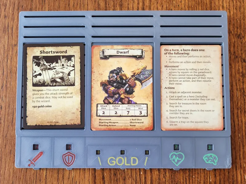HeroQuest (2021) dashboard v2.1