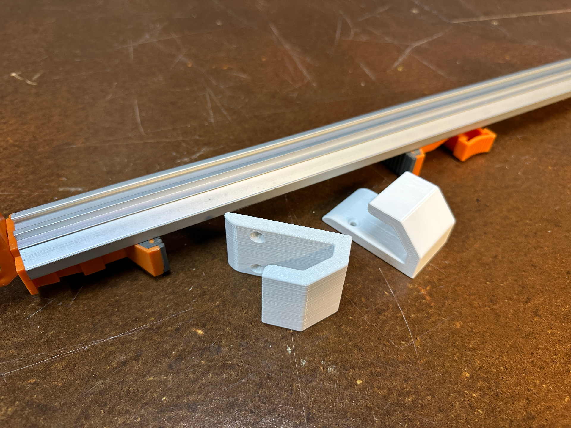 Brackets: Straight Edge Cutting Guide Rail Clamp