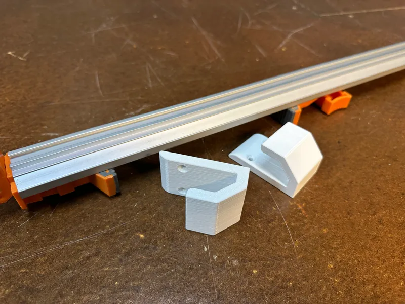 Brackets: Straight Edge Cutting Guide Rail Clamp