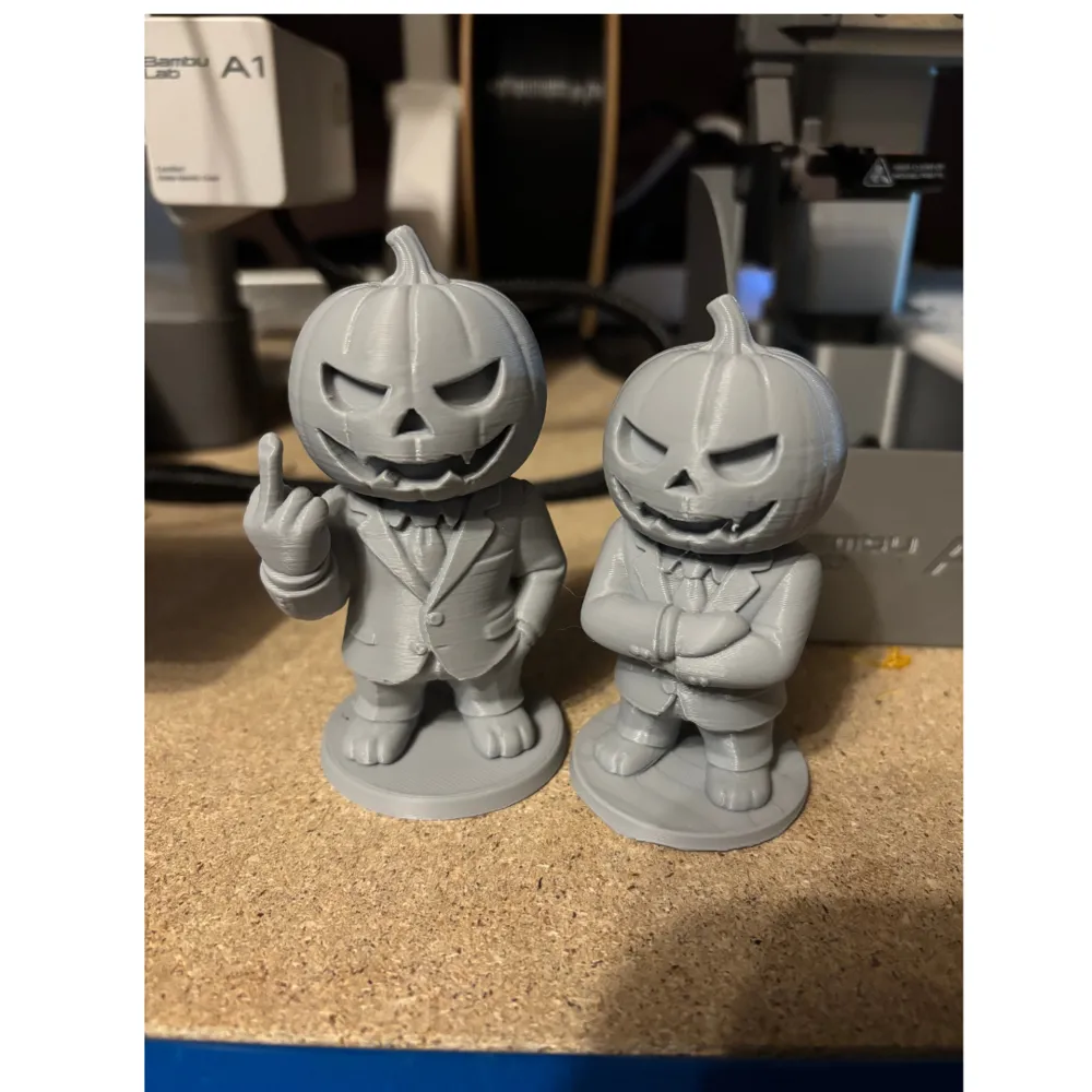 Mittelfinger Geist Statue - Gruselige Halloween Dekoration Für