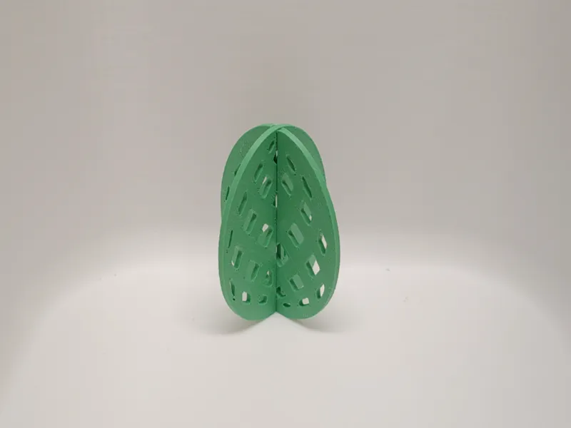 Slotted Easter Egg | Modern Spring Decor