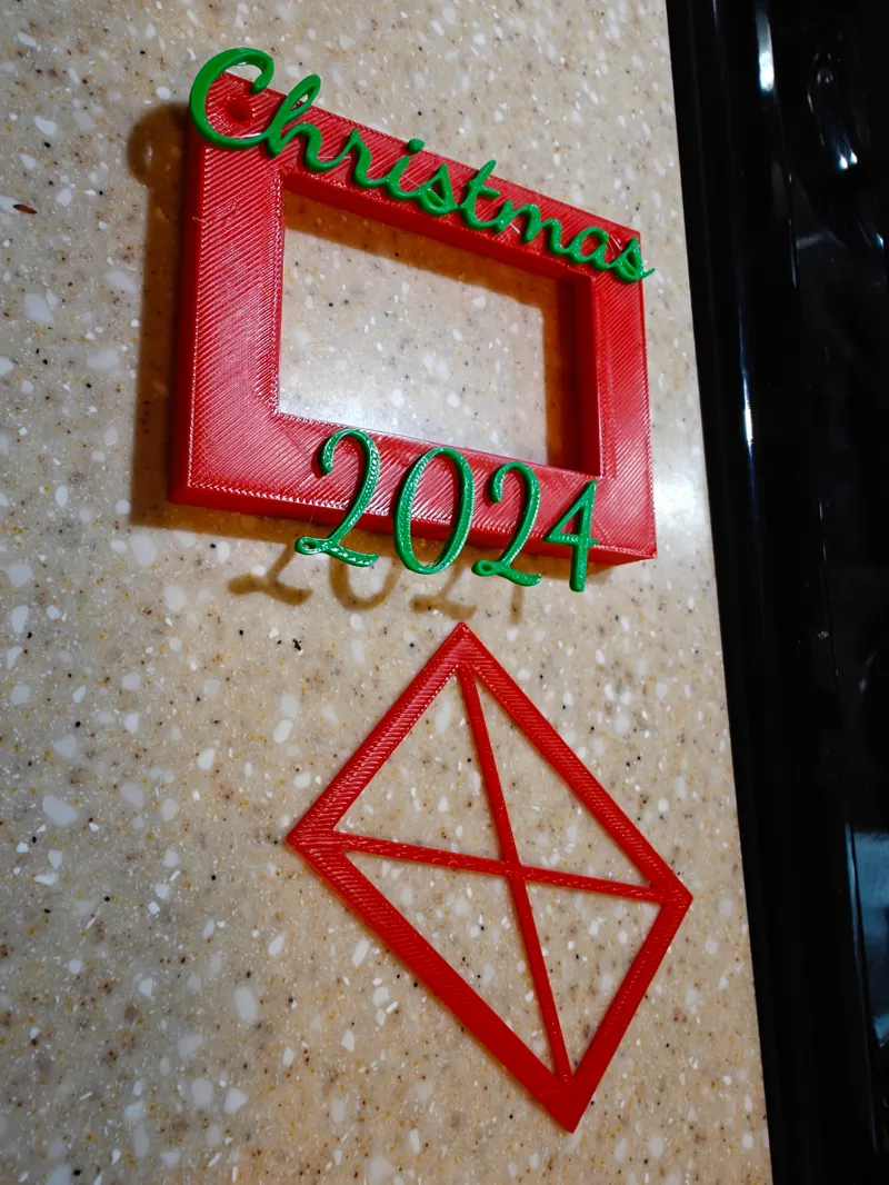Christmas 2024 Picture frame for 2x3 image