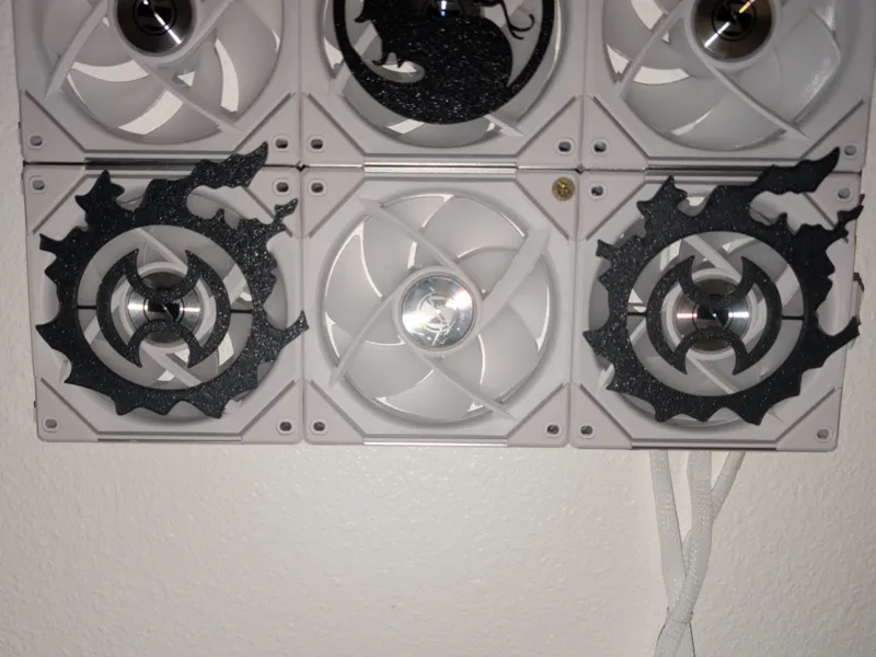 FFXIV Warrior 120mm Fan Cover/Wall Art
