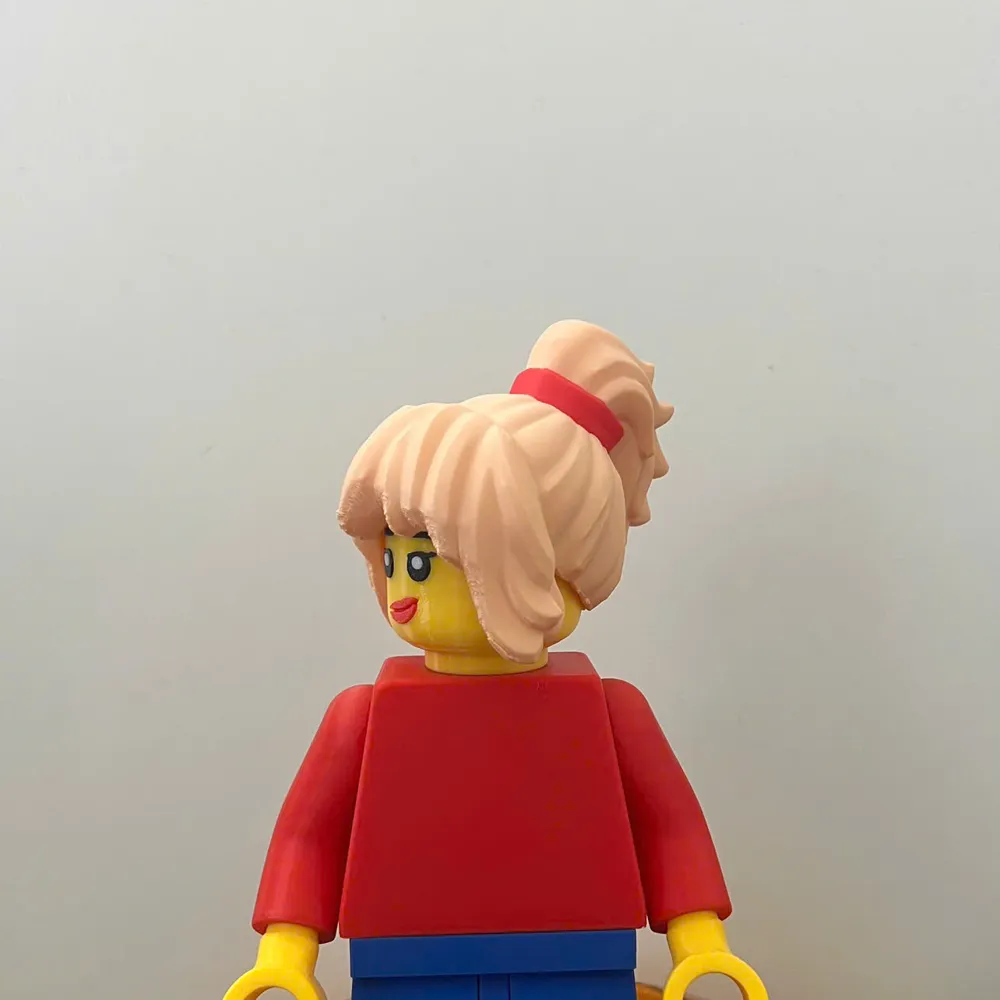 Ponytail Hairstyles for Basic Big Brick Figure by Bill Lab MakerWorld ...