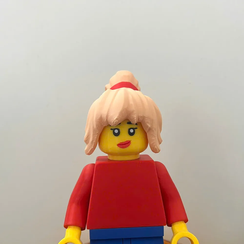 Ponytail Hairstyles for Basic Big Brick Figure by Bill Lab MakerWorld ...