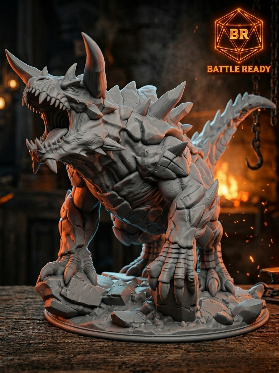 Miniatura 3 do modelo 3D Tarrasque