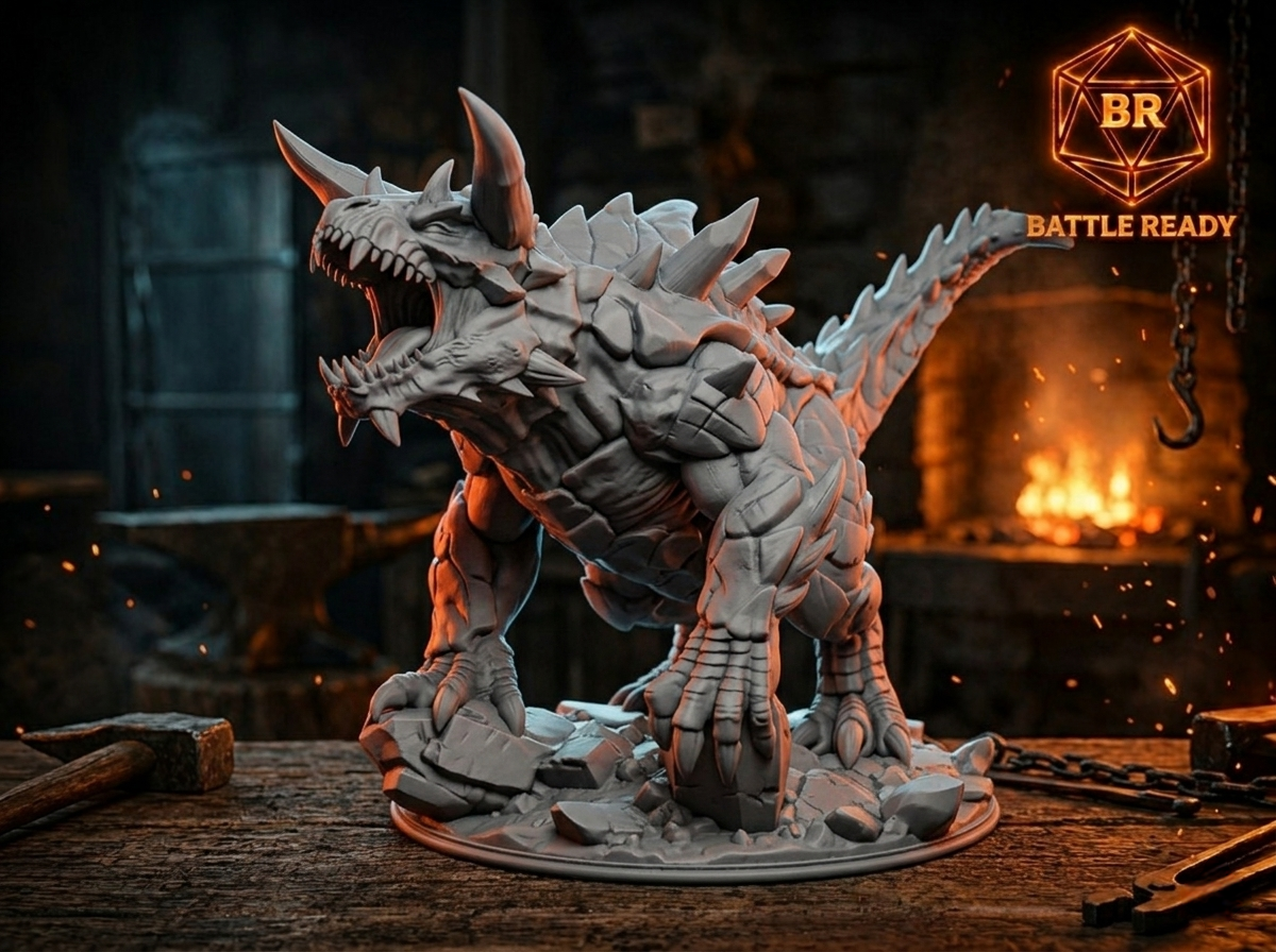 Miniatura 4 do modelo 3D Tarrasque