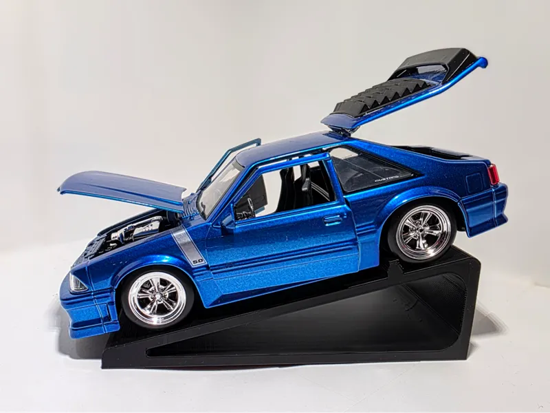 1:24 Diecast Model Car Stand - Open Sides Style