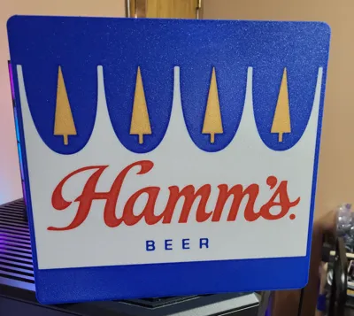Hamm's Beer Lightbox
