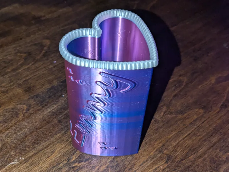 Heart Pencil Holder