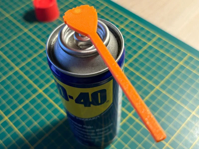 WD-40 Nozzle for 3mm can tip, magnet hole