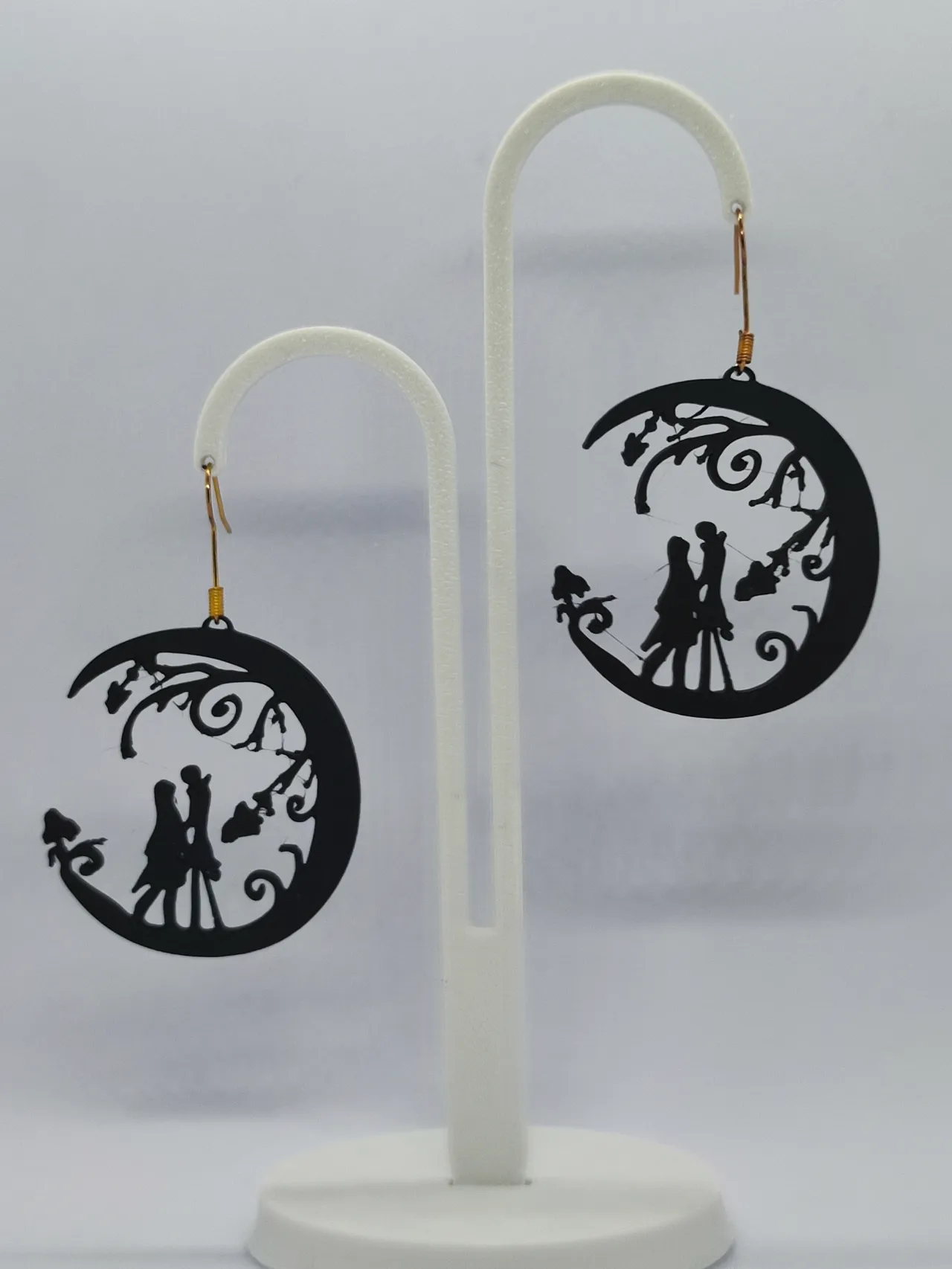 Pendientes Amor en Halloween Town view 3