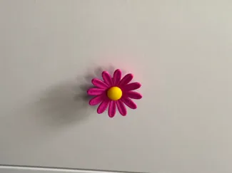 Daisy Flower Cabinet Pull - Floral Drawer Handle