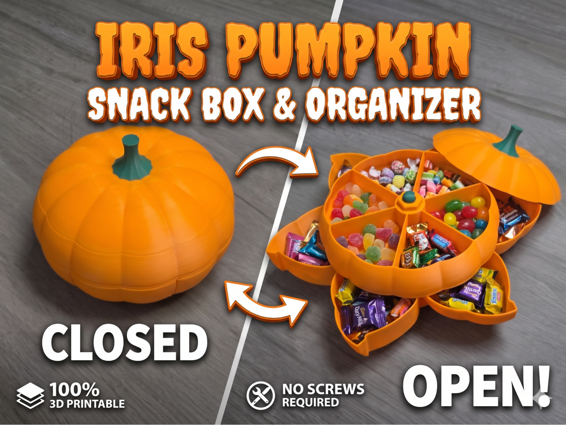Iris Pumpkin Snack Box - 1
