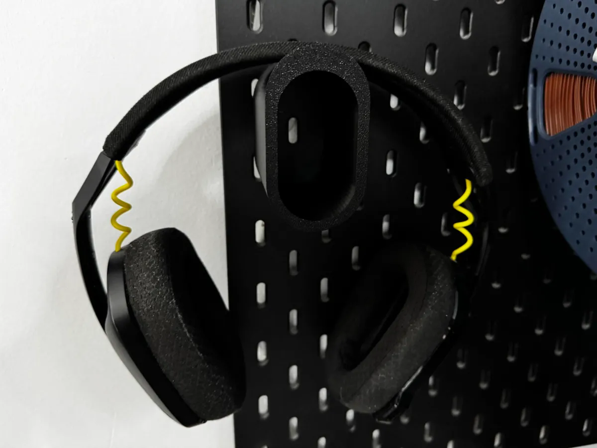 Support casque pour panneau Ikea Skadis