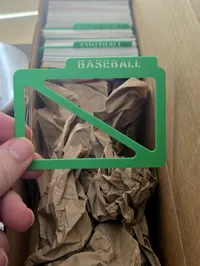 Séparateurs pour boîtes de rangement de cartes (format horizontal) — photo 3