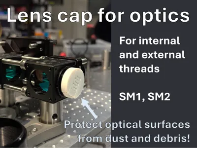 Optics lens cap