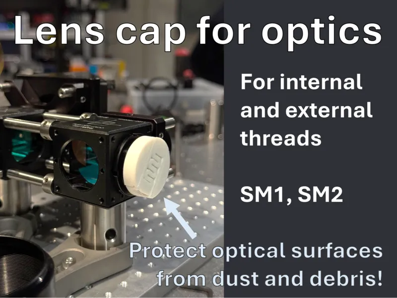 Optics lens cap