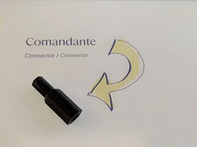 Comandante Adapter (6.5mm to 5.5mm Adapter)