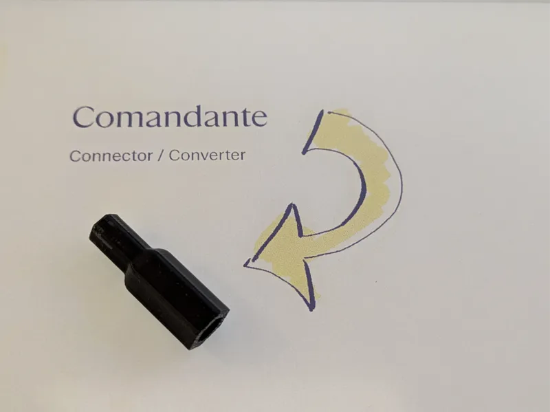 Comandante Adapter (6.5mm to 5.5mm Adapter)
