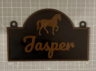 Horse Stall Sign