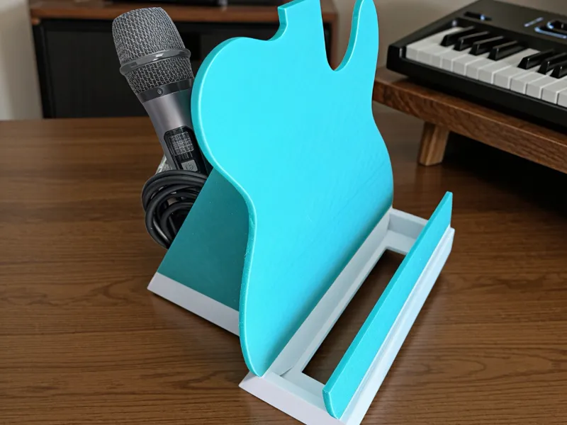 Electric Guitar Stand & Accessory Organizer