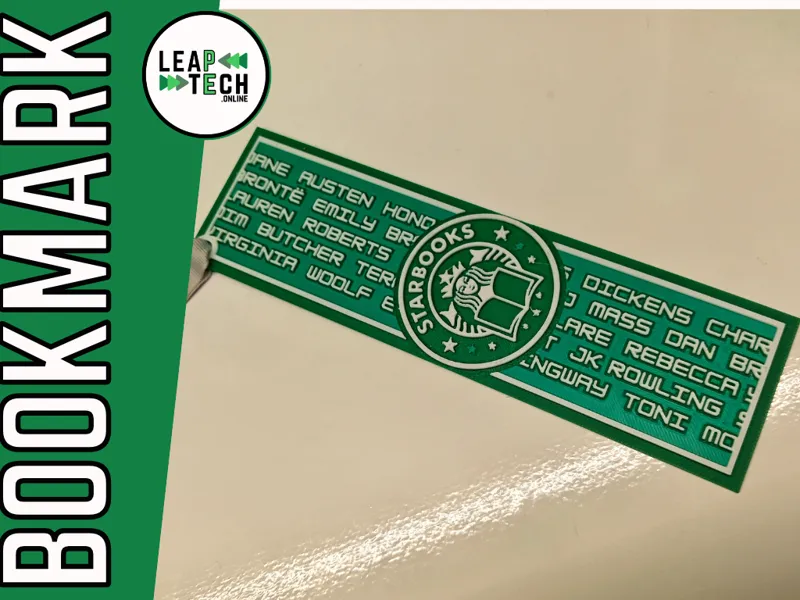 Starbooks Bookmark - Author Detailed - 3 colour