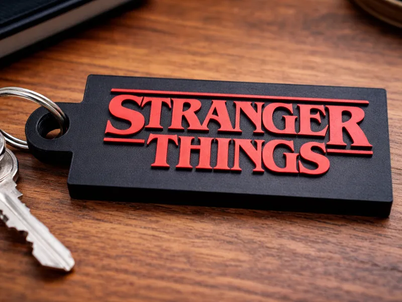 Stranger things key chain