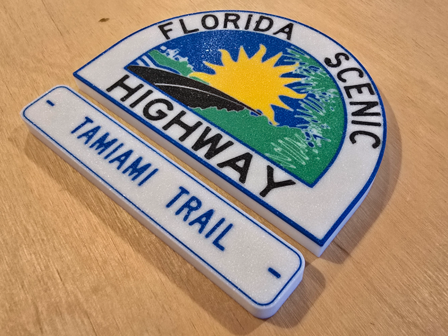 Florida Scenic Highway Sign Tamiami Trail Man Cave