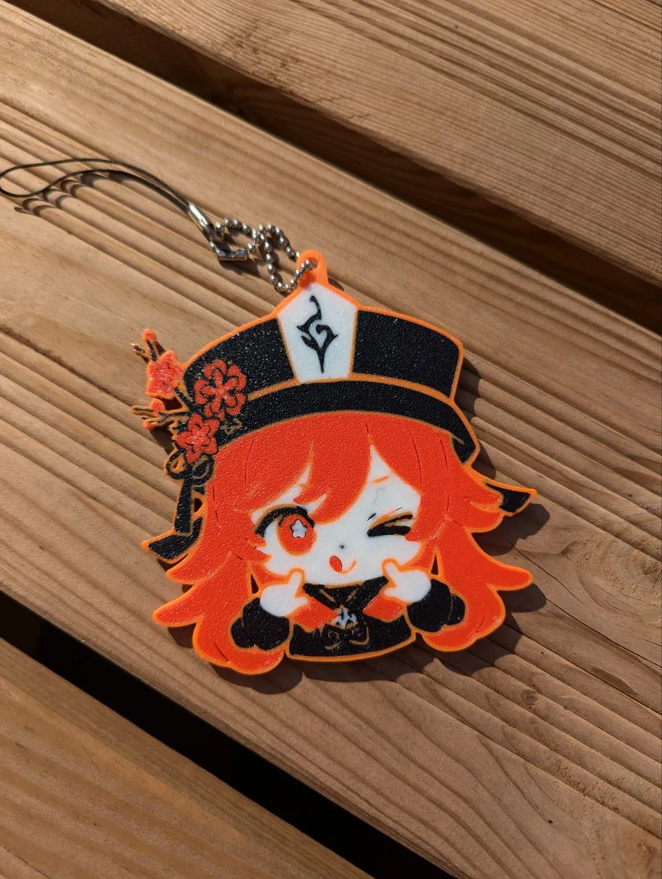 [Genshin Impact] Hu Tao Keychain by Joan - MakerWorld