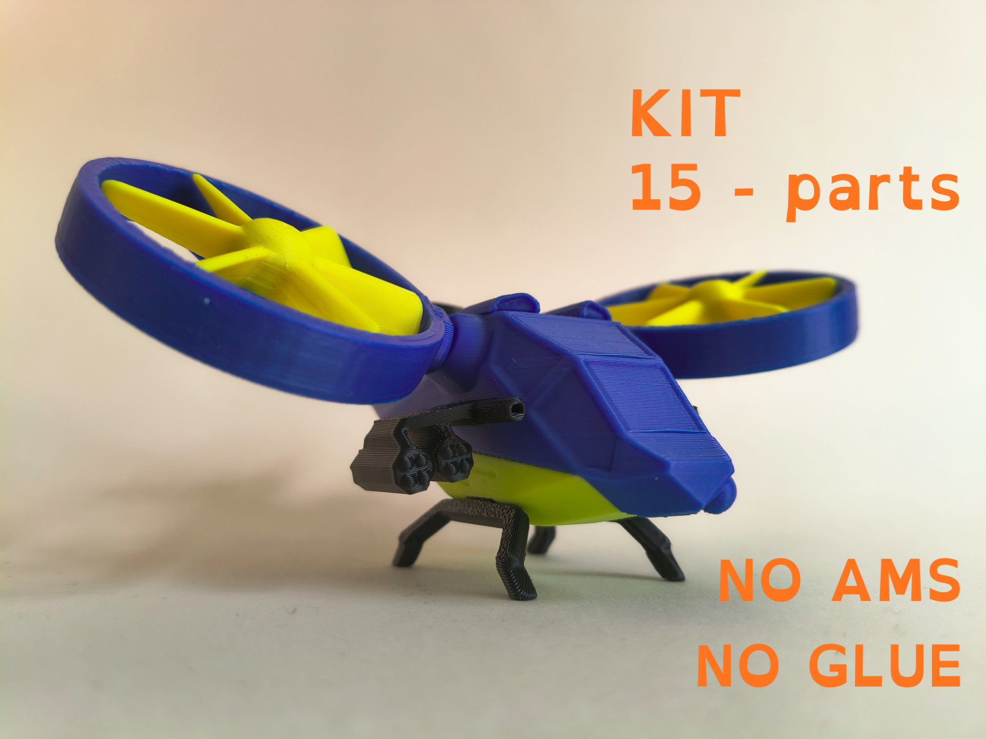 Futuristic Dual Rotor Heli Kit
