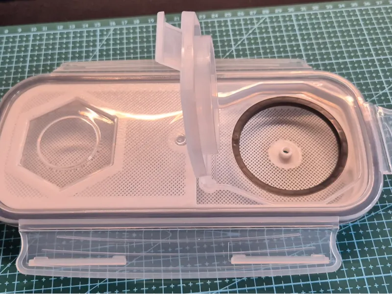 Cereal Box 4L Silica Gel Holder Improved
