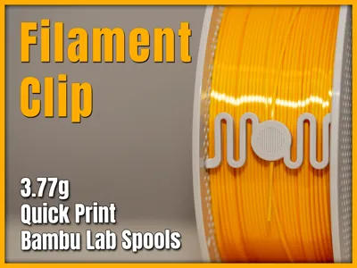 Springy Filament Clip - Bambu Lab Spools