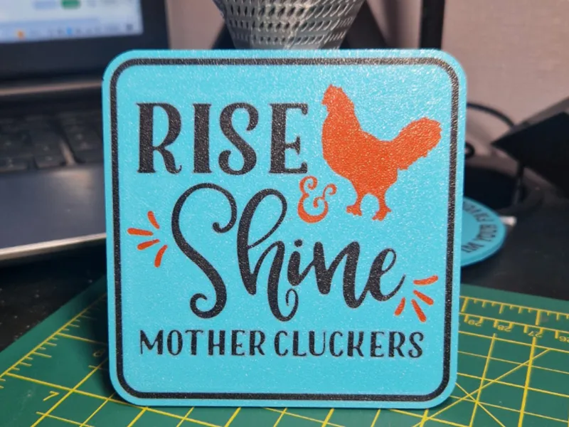 coaster rise and shine joke fun