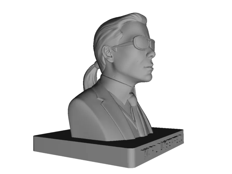 Karl Lagerfeld Bust and headphone stand