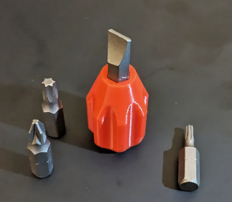 Stubby Hex Handle For Standard Hex Bits [remix]
