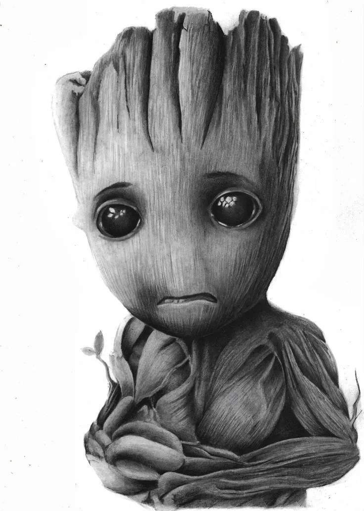 HUEFORGE - Baby Groot Art