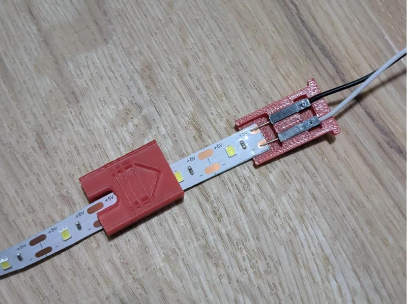Dupont wire LED Strip (8mm-10mm 2 pins) Connector