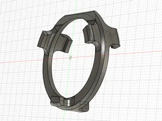 Iris-Clip for Decathlon Solognac Shooting Frame