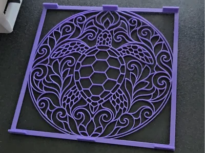 Turtle Mandala Plant Pot Cover & Garden Decoratie
