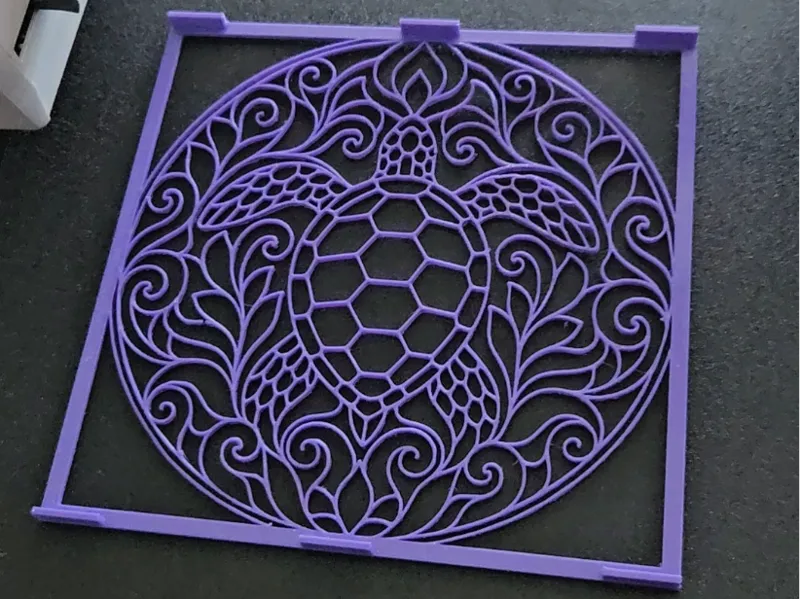 Turtle Mandala Plant Pot Cover & Garden Decoratie