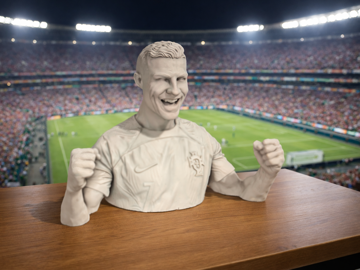 Christiano Ronaldo Bust CR7 Statue only 4Hrs!