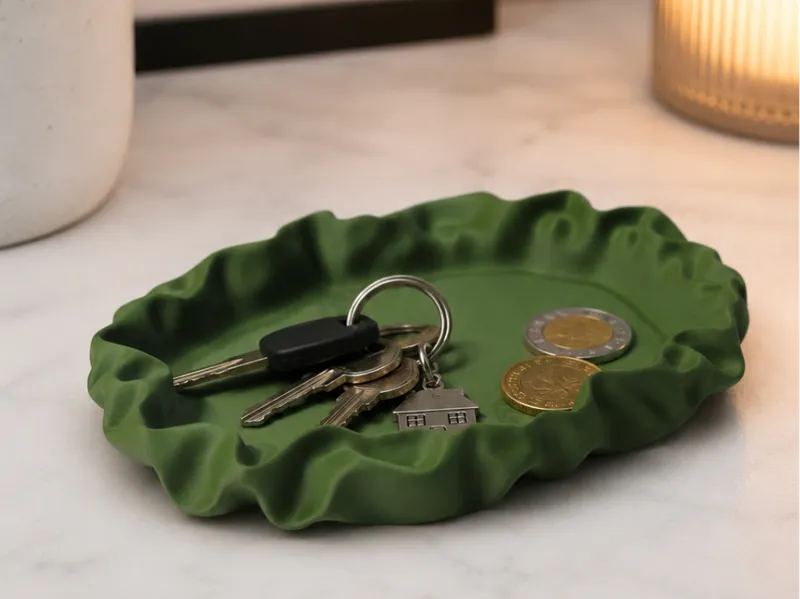 Soft fabric / folded style tray