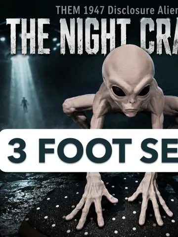 Letrero o emblema decorativo: 3 Foot NIGHT CRAWLER THEM 1947 Alien Greys — vista de referencia 2