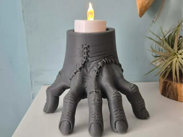 Monster Hand LED Candle Holder