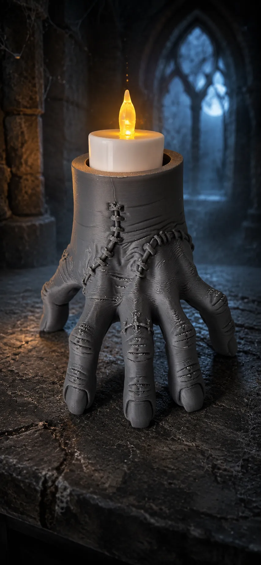 Monster Hand LED Candle Holder view 2