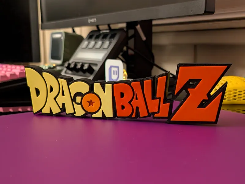 Dragon Ball Z Decorative Desk Sign