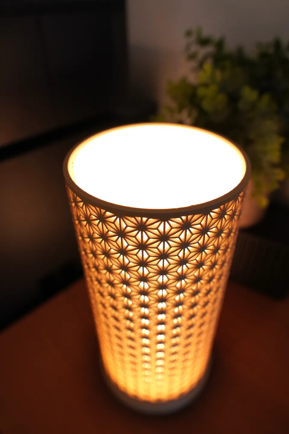 Japanese Kumiko Lamp - Large -LED KIT 001 -Foxwood view 2