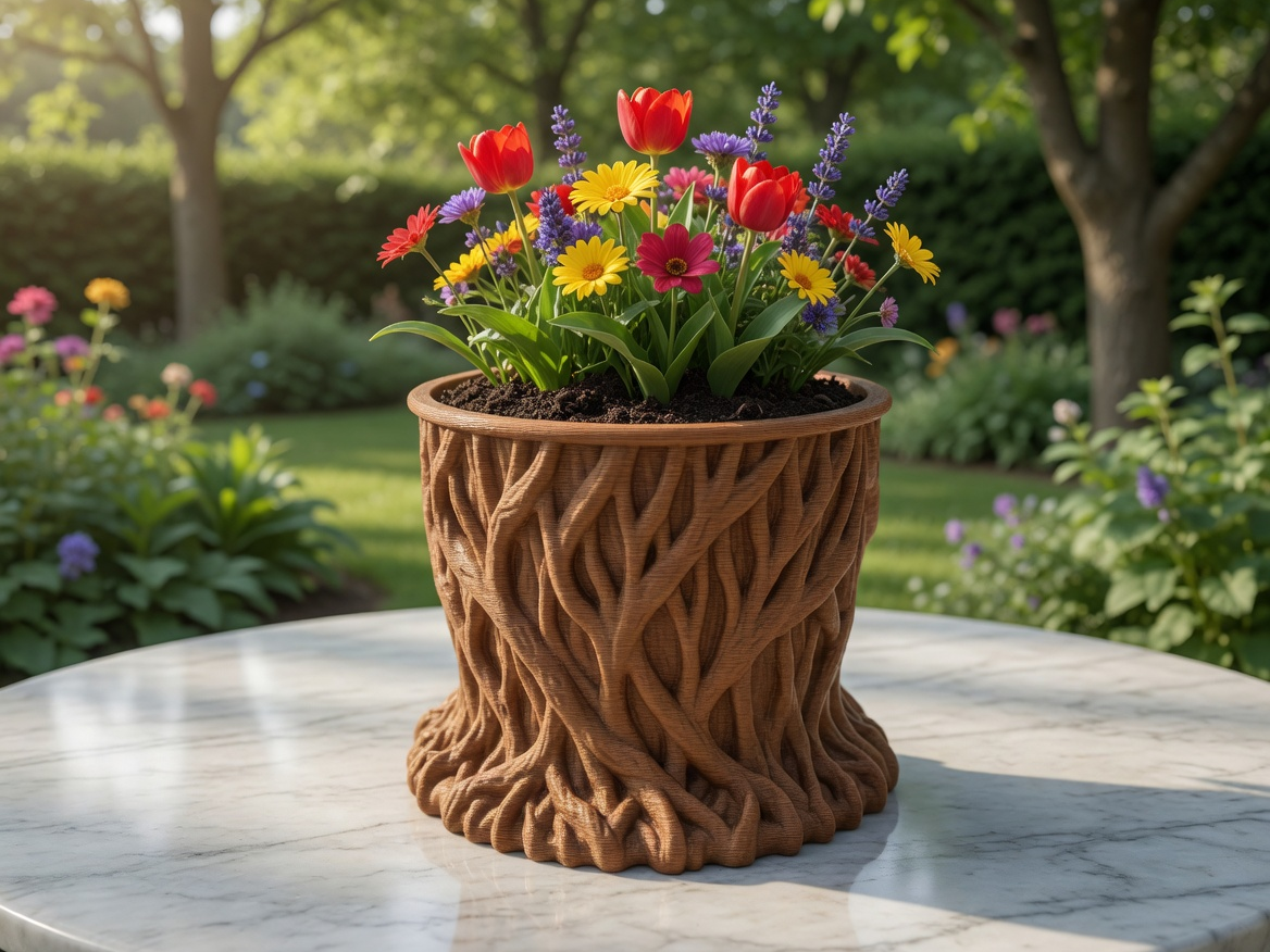 Tree Root Flower Pot