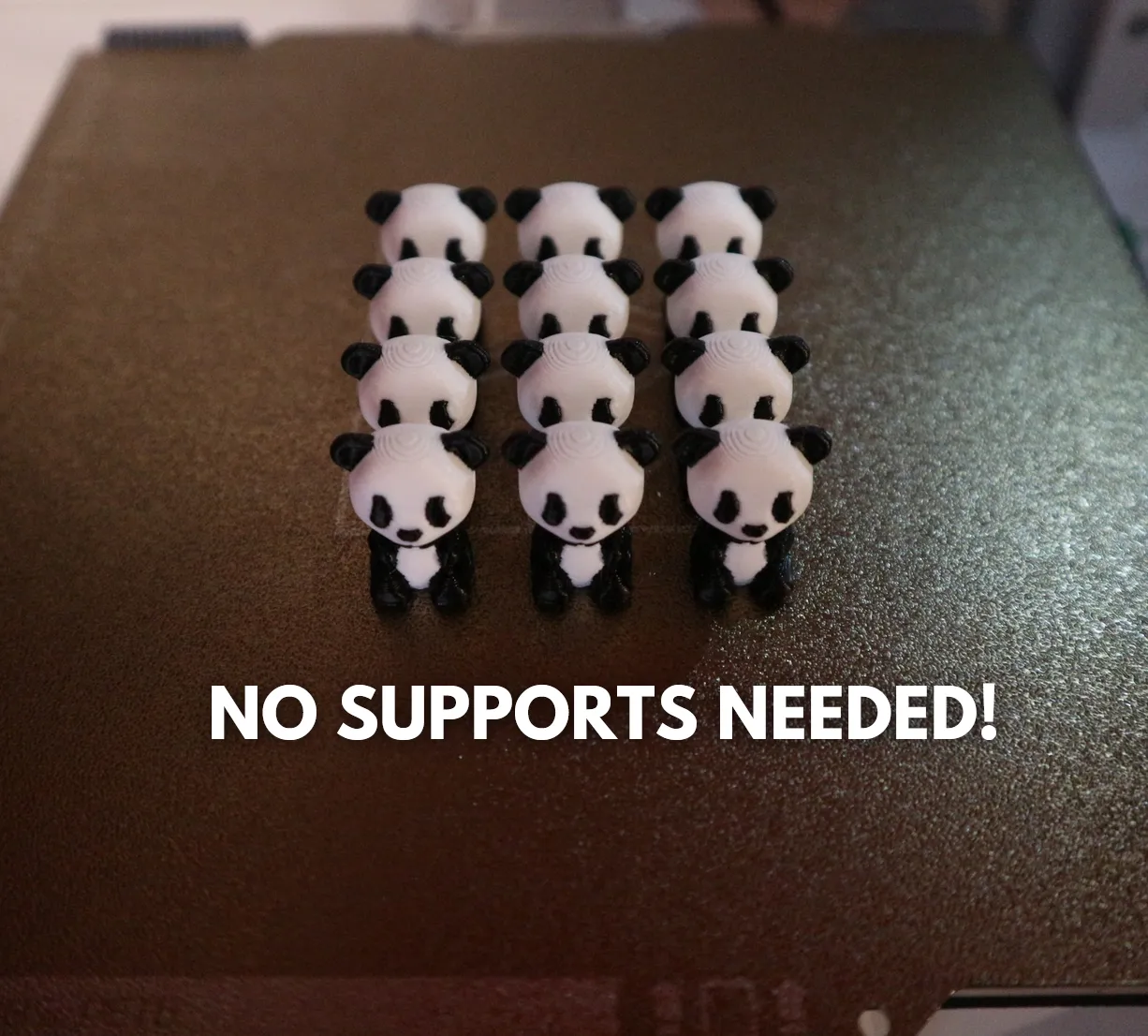 Cute tiny pandas & Keychain - No support view 3